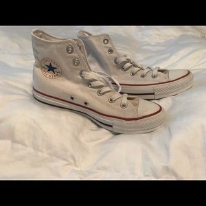 High top white converse
